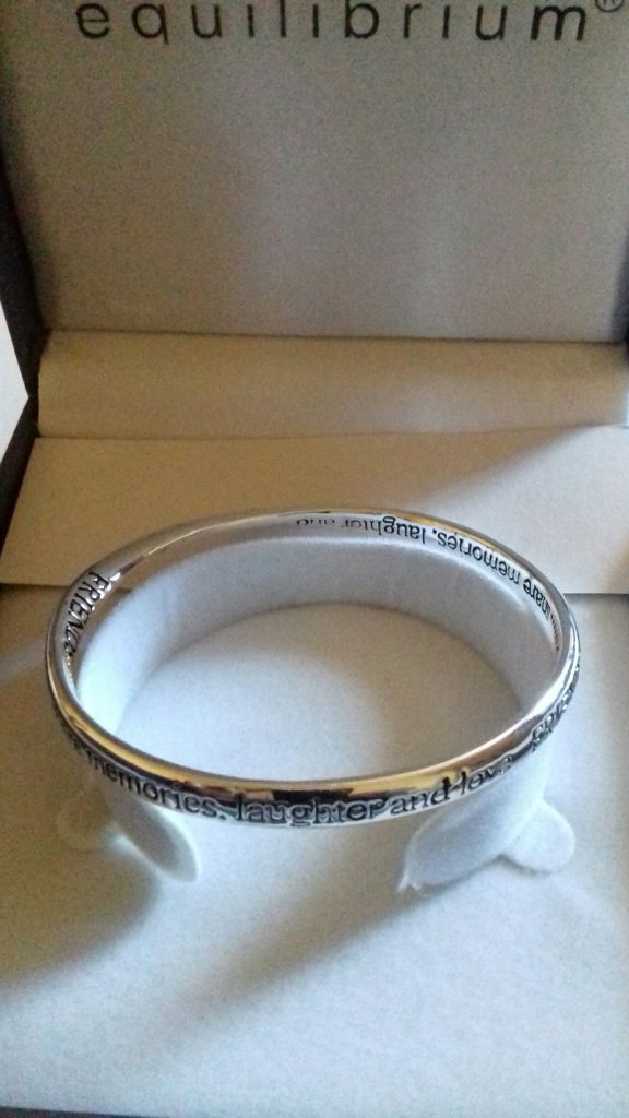 Equilibrium Silver Plated Bangle