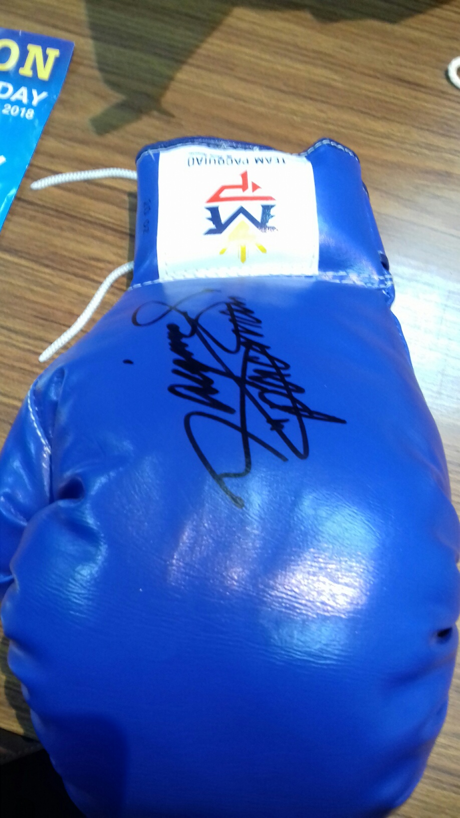 Manny Pacquiao Signed Glove